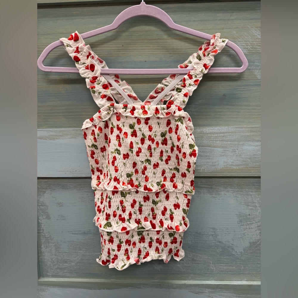 Crave Fame Cherries Tank Top